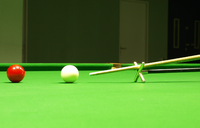 pool cue and cue ball