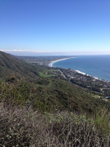 view from Malibu