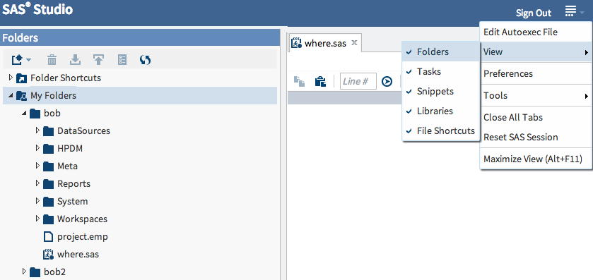 folders with programs