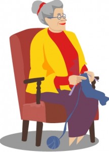knitting grandma