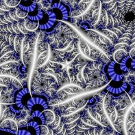 blue and silver fractal